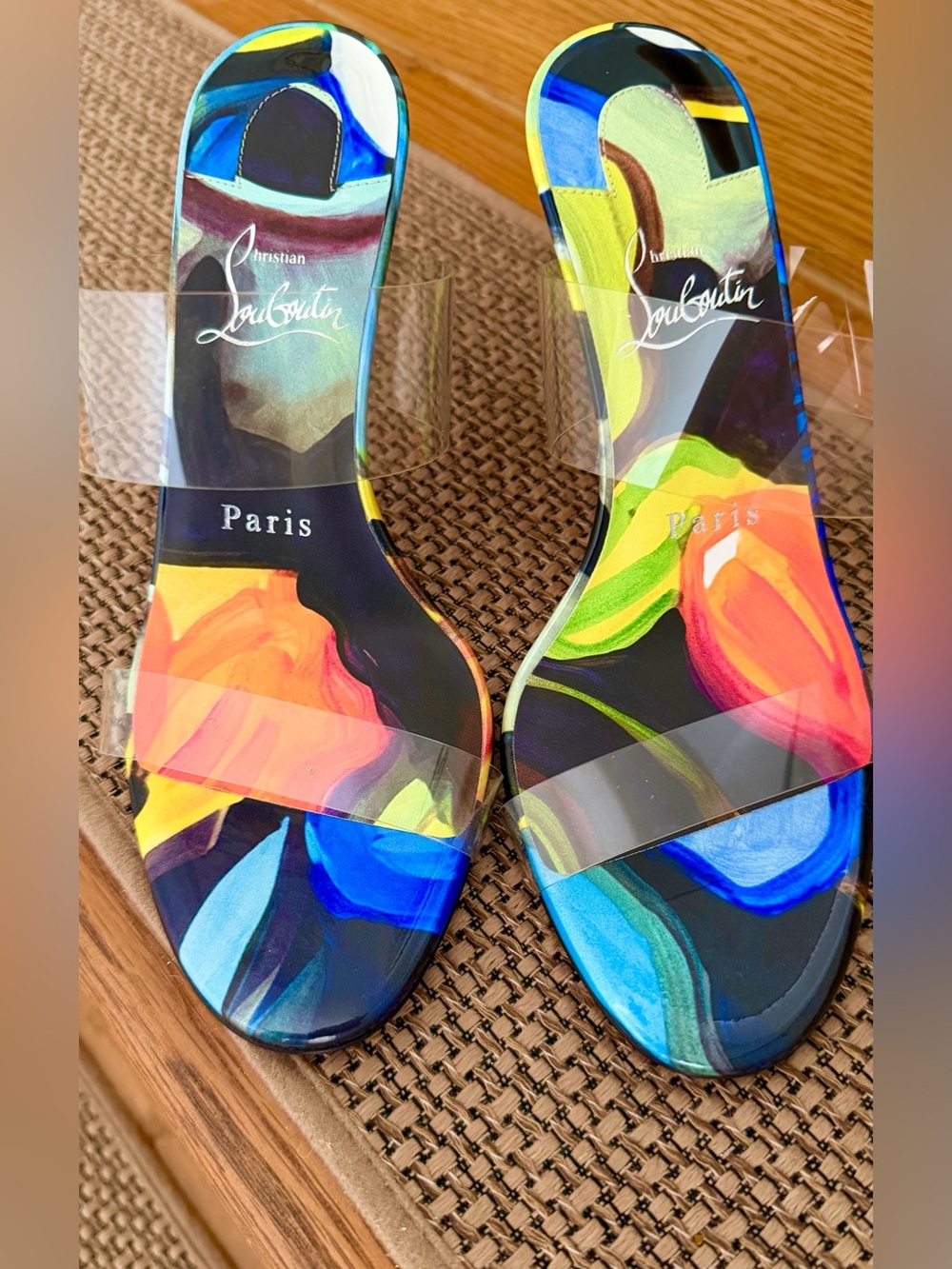 Gently Used (twice)-Christian Louboutin Multicolor Just Nothing 85-Sz 36